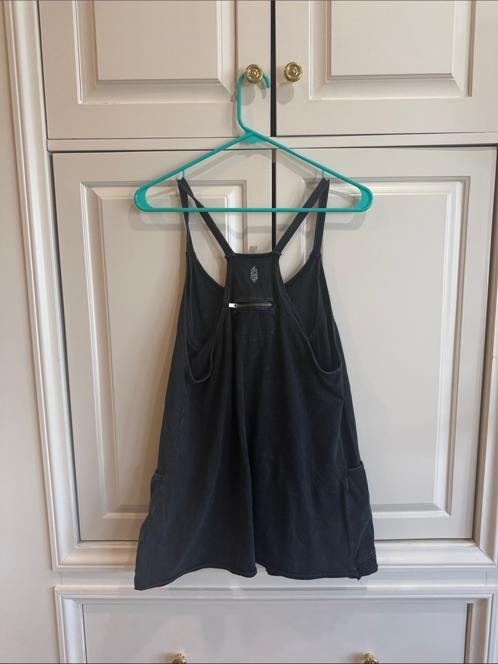 Free People Black Casual Pinafore Romper - Picture 3 of 3